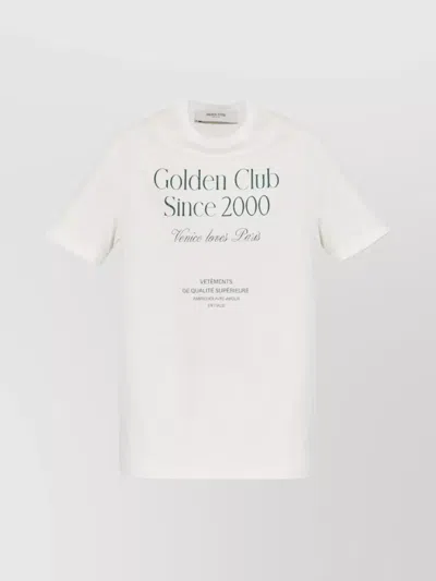 GOLDEN GOOSE "JOURNEY" MAN'S T-SHIRT GRAPHIC PRINT