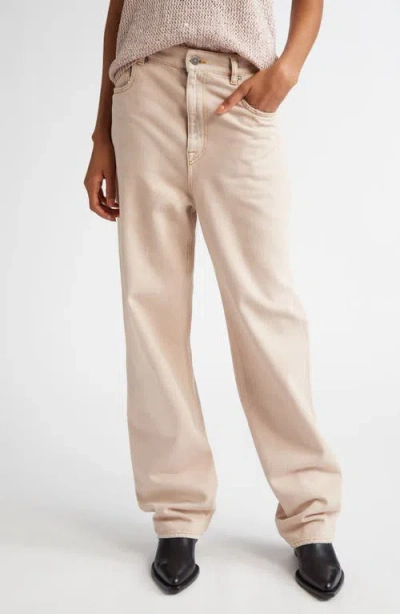 Golden Goose Journey Marble Dyed Relaxed Fit Jeans In Grey