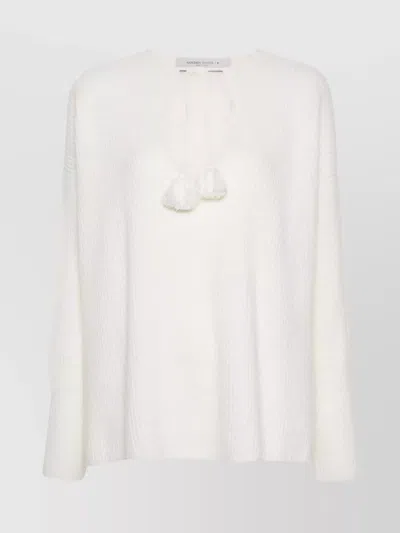 Golden Goose Journey Mary Lou Sweater In White