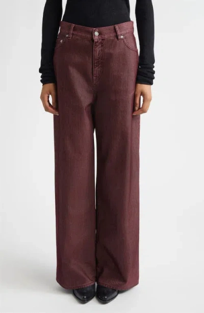Golden Goose Journey Melody Boyfriend Jeans In Burgundy