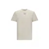 Golden Goose White Crewneck T-shirt With Logo Detail On The Front In White
