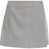 Golden Goose Nina Skorts In Black/antique White