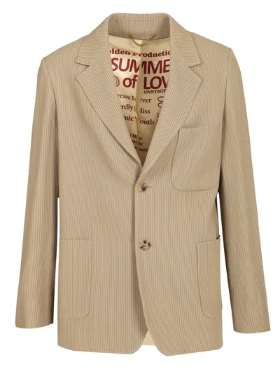 GOLDEN GOOSE STRIPED JACKET