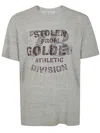 Golden Goose Cotton T-shirt Graphic Print In Grey