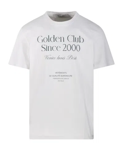 GOLDEN GOOSE JOURNEY M`S T-SHIRT WITH PRINT