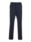 Golden Goose Journey Ms Wide Jogging Pant Pinstripe Vw In Blue