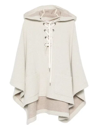 Golden Goose Journey Onyx Cape Clothing In Multi
