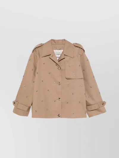 GOLDEN GOOSE JOURNEY OVERSHORT TRENCH COAT
