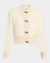 Golden Goose Journey Oxa Boucle Wool-blend Cardigan In Neutral
