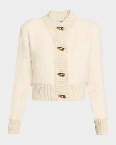 Golden Goose Journey Oxa Boucle Wool-blend Cardigan In Neutral