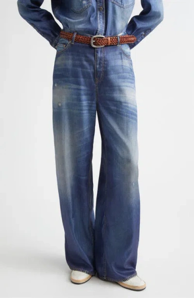 Golden Goose Journey Peggy Boyfriend Jeans In Blue