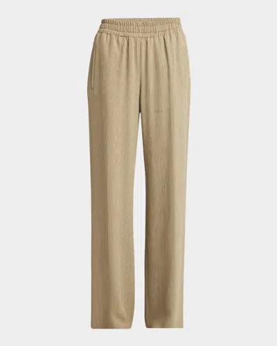 GOLDEN GOOSE JOURNEY PINSTRIPE PULL-ON PANTS
