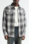 Golden Goose Checked Crochet-trimmed Shirt Jacket In Multi