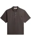Golden Goose Journey Polo Shirt In Grey