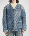 GOLDEN GOOSE JOURNEY QUILTED DENIM JACKET