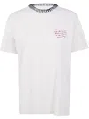 Golden Goose Crewneck T-shirt With In Blue