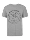Golden Goose Gray Cotton Graphic Print T-shirt In Grey