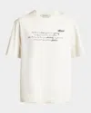 Golden Goose Journey Relaxed Graphic Tee In Heritage White Black