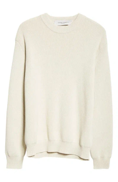 Golden Goose Journey Rib Crewneck Sweater In Panama