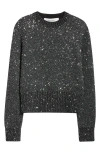 Golden Goose Sequined Wool Blend Jumper In Black