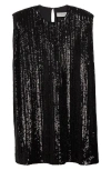 Golden Goose Sequin Mini Dress. In Black
