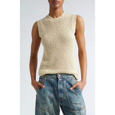 GOLDEN GOOSE GOLDEN GOOSE JOURNEY SEQUIN SLEEVELESS SWEATER