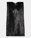 Golden Goose Sequin Mini Dress. In Black