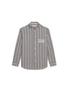 Golden Goose Journey Shirt In Gray