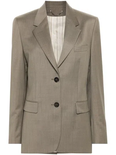 Golden Goose Journey Single Brasted Jacket Clothing In Brown