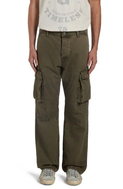 Golden Goose Men's Journey Garment-dyed Cotton Cargo Pants In Kalamata