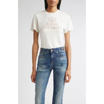 Golden Goose Journey Slim Cut Graphic T-shirt In White