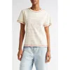 Golden Goose Ws T-shirt In Shortbread/haute Red