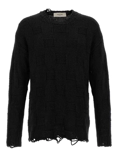 GOLDEN GOOSE SUÉTER CUELLO REDONDO - NEGRO