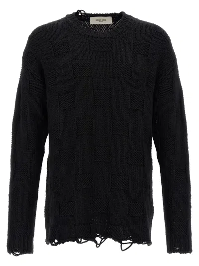 Golden Goose 'adventure' Crew Neck Sweater In Black