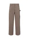 Golden Goose Journey Trousers In Wool Blend In Brown