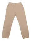 Golden Goose Journey Unisex Jogging Pants Fleece Cotton W Embroidery In Grey