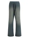 Golden Goose Journey Unisex Wide Jogging Clothing In Blue