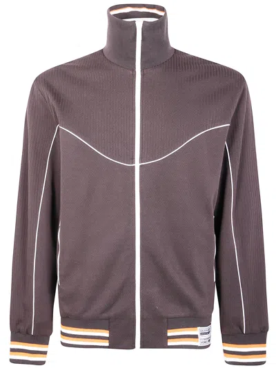 Golden Goose Otto Cotton Full-zip Sweatshirt In Purple