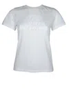 Golden Goose Journey Viscose T-shirt With Front Print In White