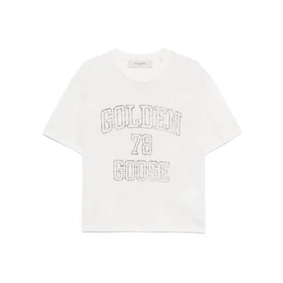 Golden Goose Logo-print T-shirt In White
