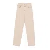 Golden Goose Relaxed-fit Trousers With Five-pocket Design And Star Embellishments