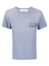 Golden Goose Journey W's Slim Long T-shirt In Blue
