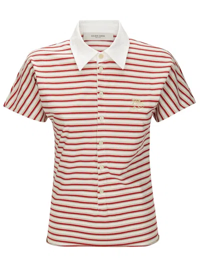 Golden Goose Journey W's Slim Polo T-shirt In Red