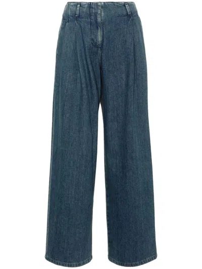 Golden Goose Flavia High-waisted Straight-leg Jeans In Blue