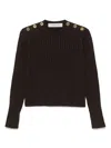 Golden Goose Brown Wool Blend Sweater In Brown