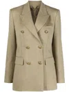 Golden Goose Double-breasted Blazer With Jacquard Pattern