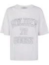 Golden Goose Logo-print T-shirt In Heritage White Black