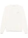 Golden Goose Sweaters In 11421 Heritage White/black