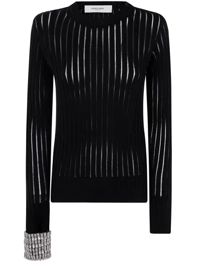GOLDEN GOOSE GOLDEN GOOSE JOURNEY W`S  CREWNECK LONG SLEEVES NELLY NYLON /ORGANIC COTTON