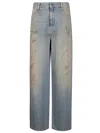 Golden Goose Journey Ws Melody Boyfriend Pant Cotton Denim In Blue